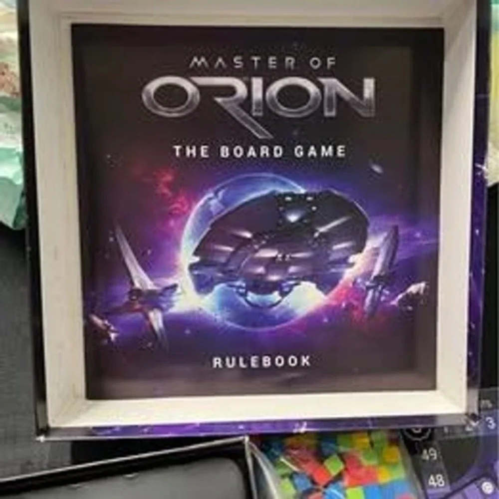 Master Of Orion The Board Game - COMPLETE BUT SOME BOX DAMAGE‎